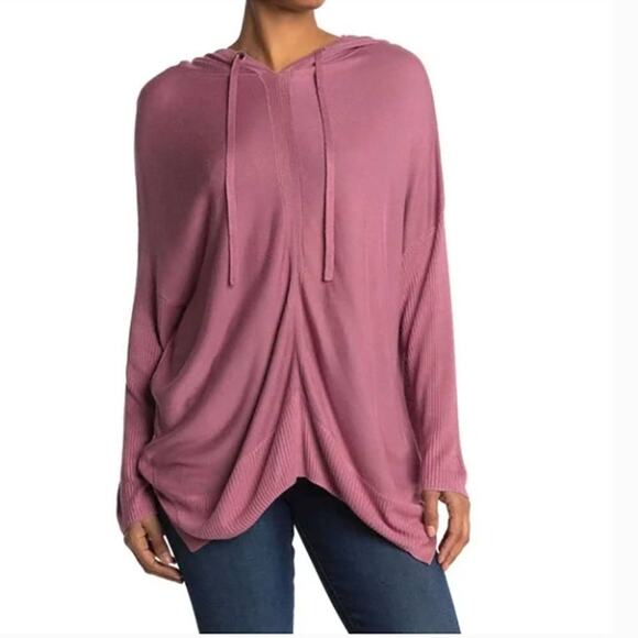Stitchdrop Tunic Hoodie Loungewear Pullover Sweater Rib Knit Long Sleeve New XL - Picture 1 of 3